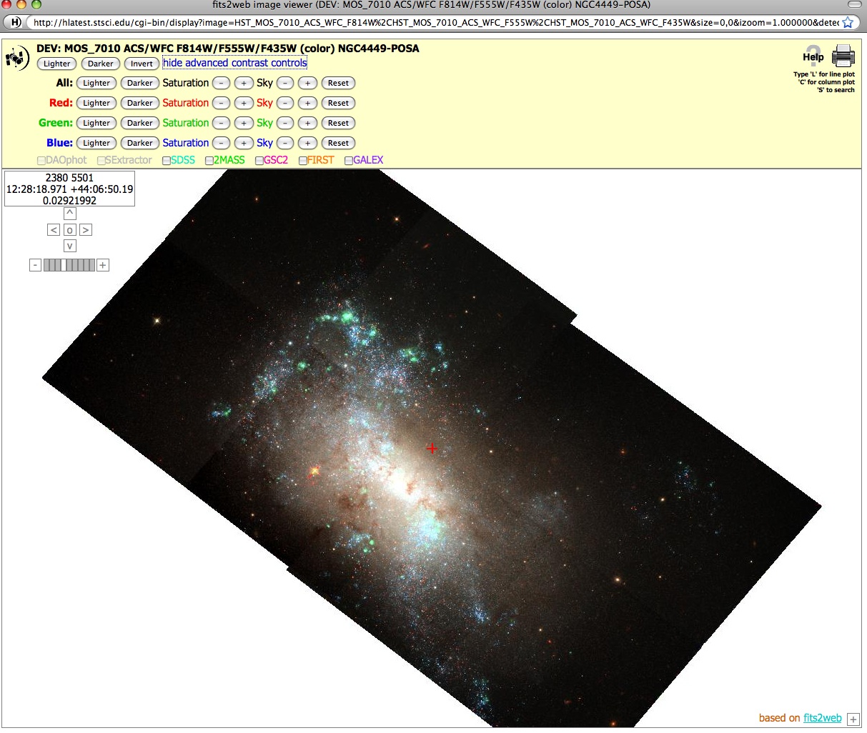 NGC 4449 Mosaic
