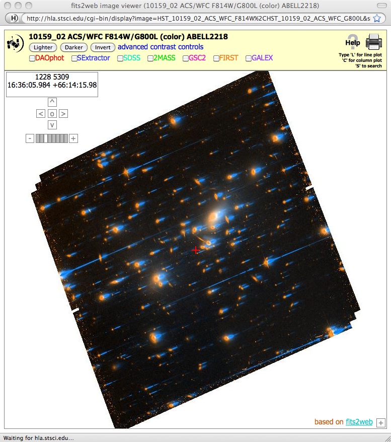 Interactive Display for 10159_01 ACS/WFC: F814W and G800L